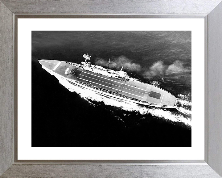 HMS Eagle (1918) Royal Navy Aircraft Carrier At Sea 1931 Photo Print Wall Art Decor Posters, Prints, & Visual Artwork Hampshire Prints 10 x 8 Silver Frame Yes