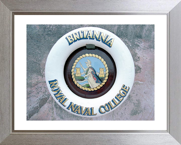 Britannia Royal Naval College (BRNC) Dartmouth Ships Badge or Crest Photo Print - Royal Navy