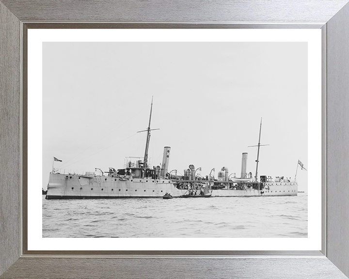 HMS Harrier (1894) | Photo Print | Framed Print | Drayad Class | Gunship | Royal Navy Hampshire Prints