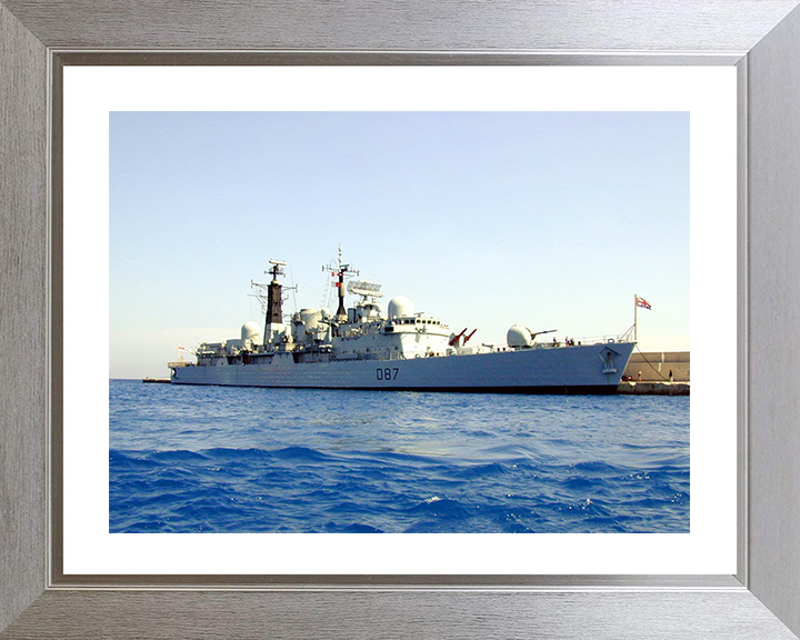 HMS Newcastle (D87) Photo Print - Rhodes 2000 - Royal Navy Type 42 Destroyer