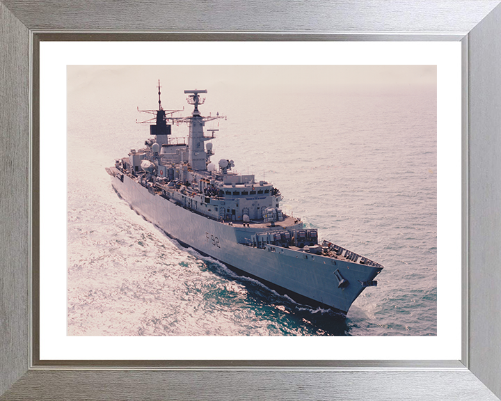 HMS Boxer (F92) Photo Print - At Sea 1999 - Royal Navy Type 22 Frigate Hampshire Prints 10 x 8 Silver Frame Yes