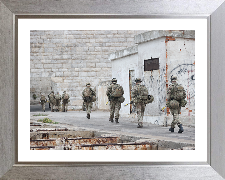 Royal Yeomanry Soldier on Exercise in Gibraltar Photo Print - British Army