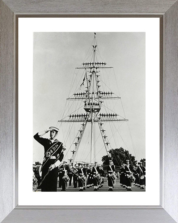 HMS Ganges mast manning 1960's | Photo Print | Framed Print | Poster | Training Establishment | Royal Navy Hampshire Prints