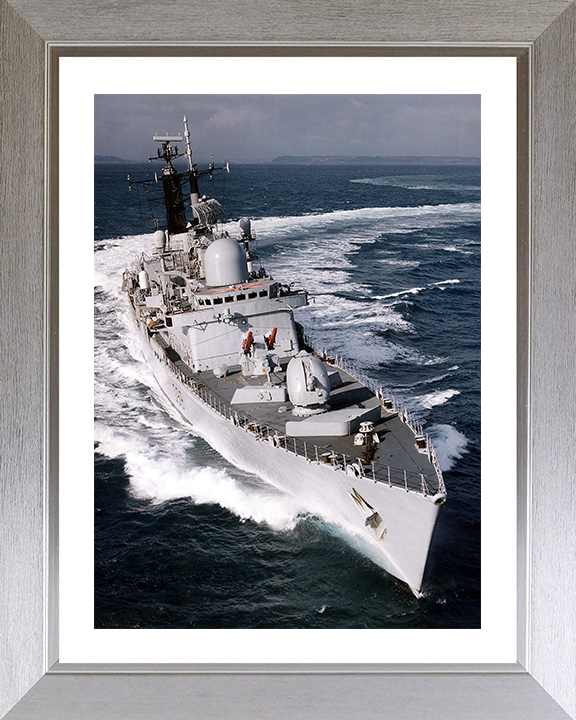 HMS York (D98) Photo Print - Bow View 2004 - Royal Navy Type 42 Destroyer
