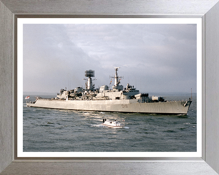 HMS Glamorgan D19 Royal Navy County class Destroyer Photo Print or Framed Print - Hampshire Prints