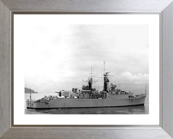 HMS Puma F34 Royal Navy Leopard class Frigate Photo Print or Framed Print - Hampshire Prints