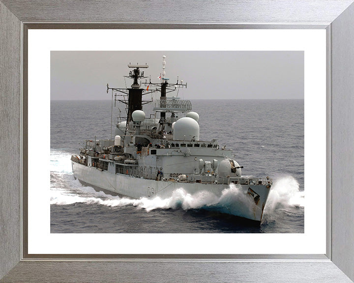 HMS Nottingham D91 Royal Navy Type 42 destroyer Print or Framed Photo Print - Hampshire Prints
