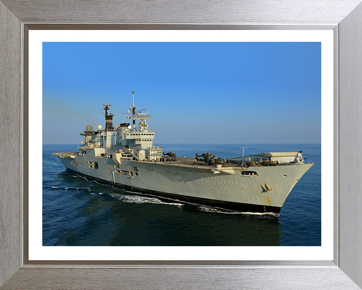 HMS Illustrious R06 | Photo Print | Framed Print | Invincible Class | Aircraft Carrier | Royal Navy Hampshire Prints