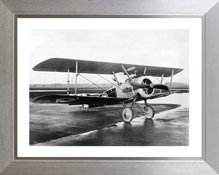 Sopwith Camel F.1 Biplane 1918 Photo Print - Royal Air Force Aircraft Hampshire Prints 10 x 8 Silver Frame Yes