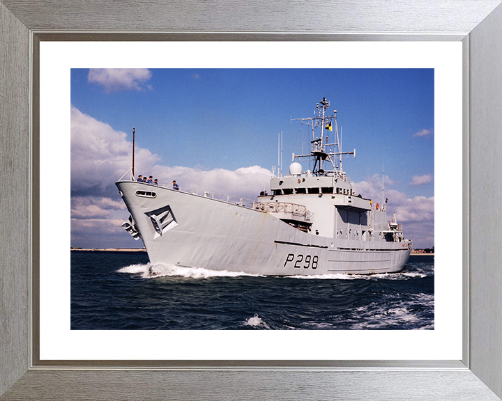 HMS Shetland (P298) Photo Print - At Sea - Royal Navy Island Class Patrol Vessel