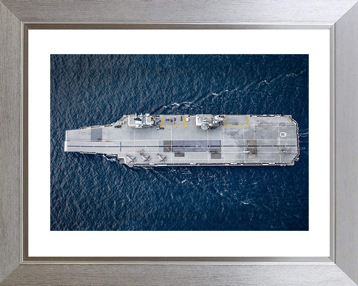 HMS Queen Elizabeth R08 Royal Navy Queen Elizabeth Class Aircraft Carrier Photo Print or Framed Print - Hampshire Prints