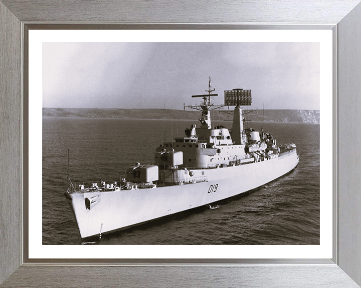 HMS Glamorgan D19 Royal Navy County class Destroyer Photo Print or Framed Print - Hampshire Prints