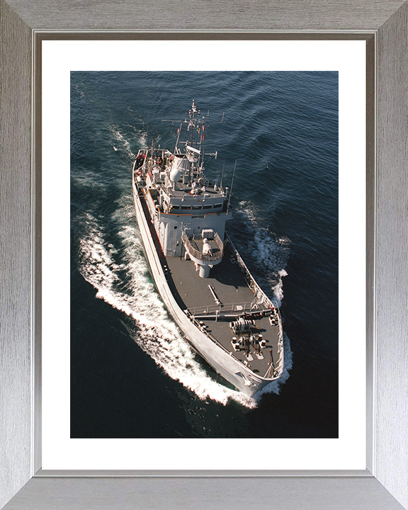 HMS Shetland (P298) Photo Print - From Above - Royal Navy Island Class Patrol Vessel