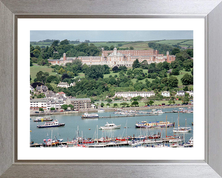 Britannia Royal Naval College Dartmouth and River Dart Photo Print - Royal Navy Training Establishment