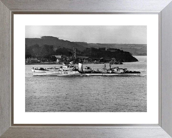 HMS Wensleydale L86 Royal Navy Hunt class destroyer Photo Print or Framed Print - Hampshire Prints