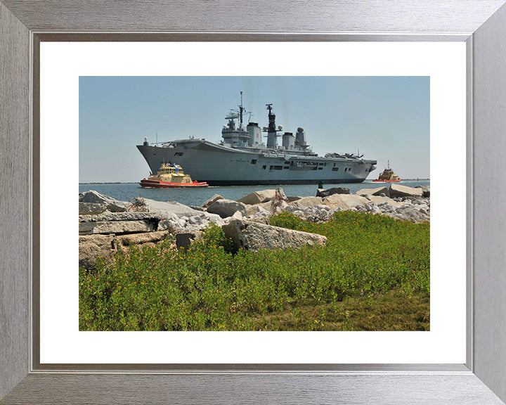 HMS Ark Royal R07 Royal Navy Invincible class aircraft Carrier Photo Print or Framed Print - Hampshire Prints