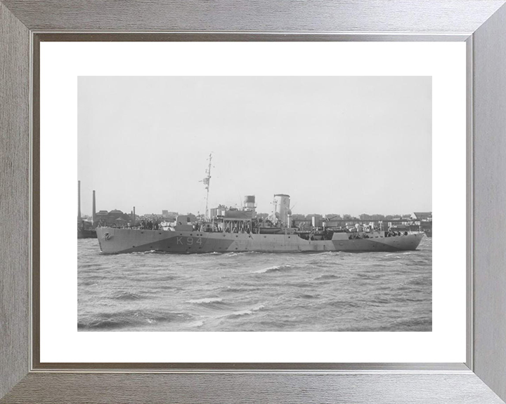 HMS Columbine K94 Royal Navy Flower class corvette Photo Print or Framed Print - Hampshire Prints