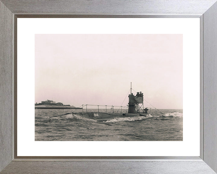 HMS B4 Royal Navy B class submarine Photo Print or Framed Print - Hampshire Prints