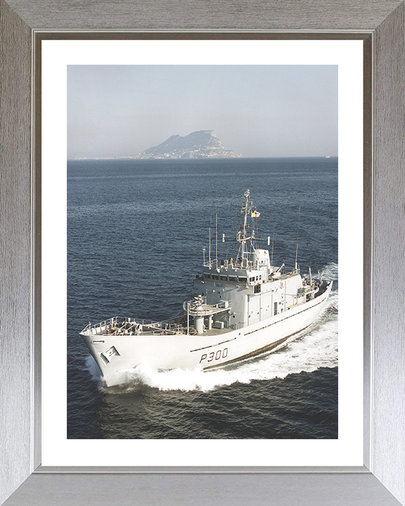 HMS Lindisfarne (P300) Photo Print - Gibraltar - Royal Navy Island Class Patrol Vessel