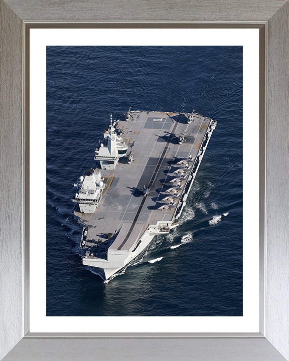 HMS Prince of Wales R09 | Photo Print | Framed Print | Queen Elizabeth Class | Aircraft Carrier | Royal Navy Hampshire Prints