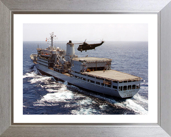 RFA Fort Austin A386 | Photo Print | Framed Print | Fort Rosalie Class | Royal Fleet Auxiliary Hampshire Prints