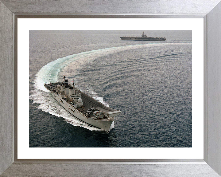HMS Illustrious (R06) Photo Print - Arabian Gulf 1998 - Royal Navy Invincible Class Aircraft Carrier