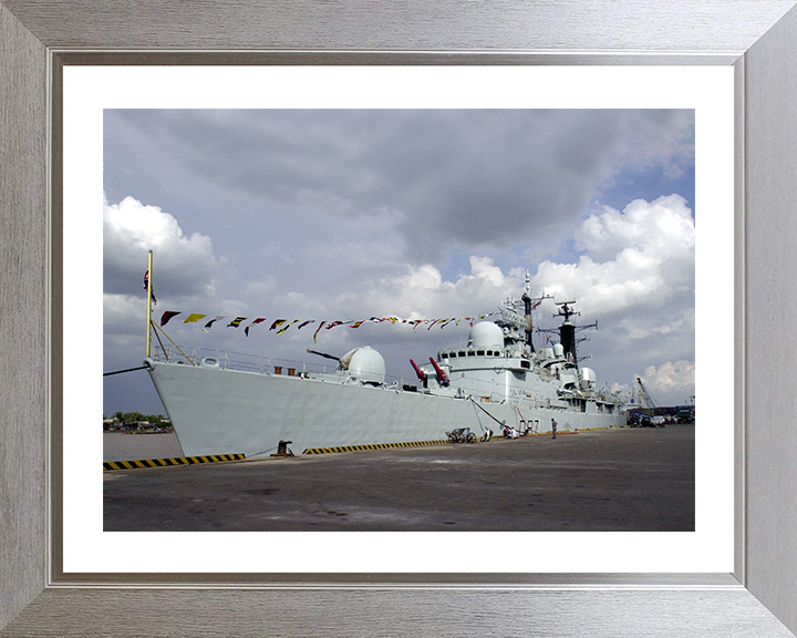 HMS Newcastle (D87) Photo Print - Ho Chi Min City Port - Royal Navy Type 42 Destroyer