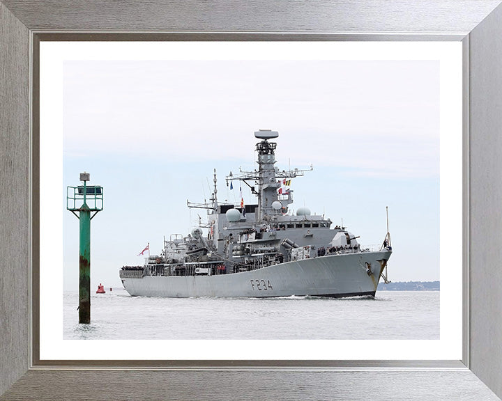 HMS Iron Duke F234 Royal Navy Type 23 frigate Photo Print or Framed Print - Hampshire Prints