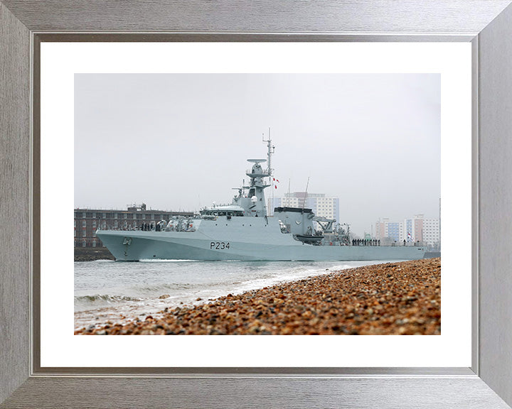HMS Spey P234 Royal Navy River class patrol vessel Photo Print or Framed Print - Hampshire Prints