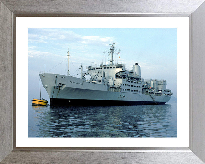 RFA Fort Austin A386 | Photo Print | Framed Print | Fort Rosalie Class | Royal Fleet Auxiliary Hampshire Prints