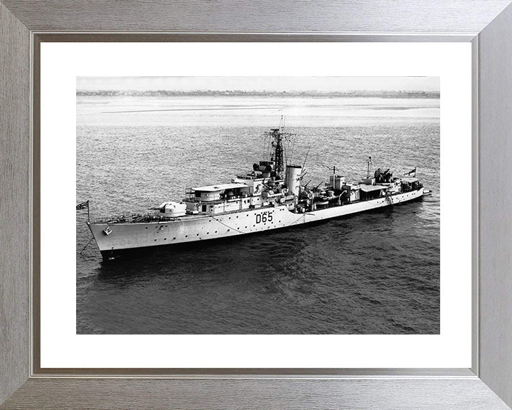 HMS St James D65 Royal Navy Battle class destroyer Photo Print or Framed Print - Hampshire Prints