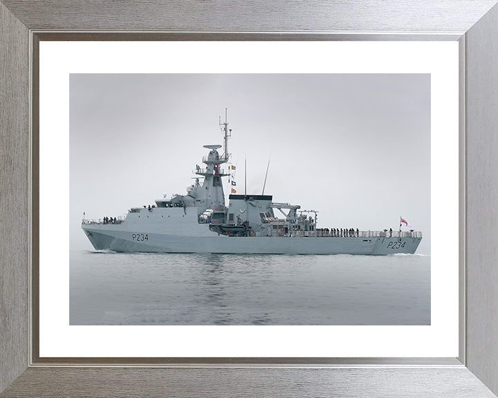 HMS Spey P234 Royal Navy River class patrol vessel Photo Print or Framed Print - Hampshire Prints