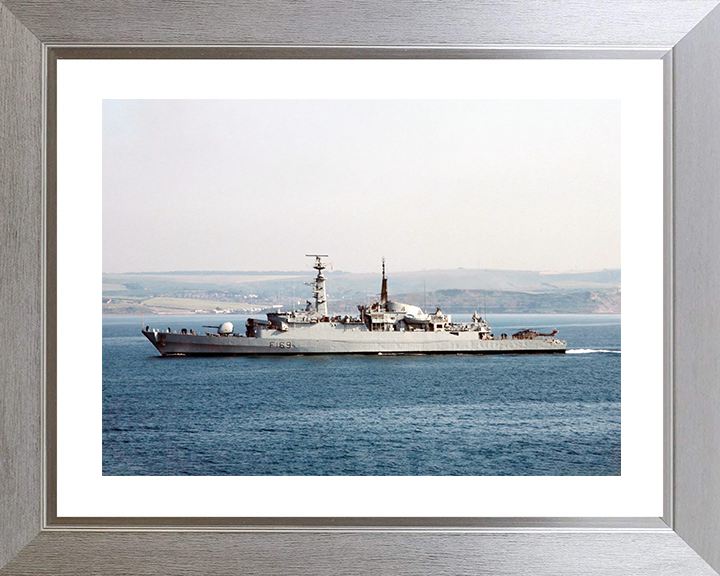 HMS Amazon (F169) Royal Navy Type 21 Frigate Low Port Beam View Photo Print Wall Art Decor Posters, Prints, & Visual Artwork Hampshire Prints