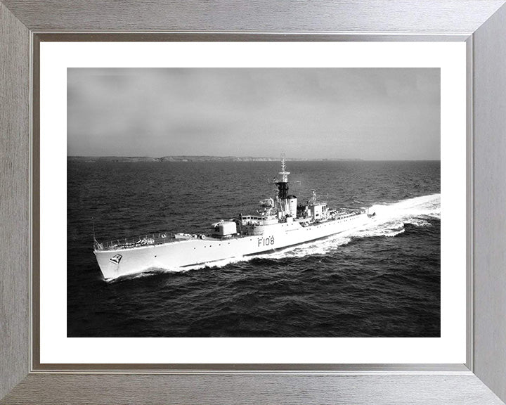 HMS Londonderry F108 Royal Navy Rothesay class frigate Photo Print or Framed Print - Hampshire Prints