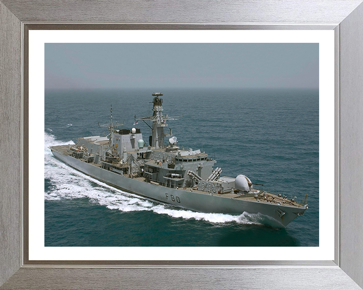 HMS Grafton F80 Royal Navy Type 23 Frigate Photo Print or Framed Print - Hampshire Prints