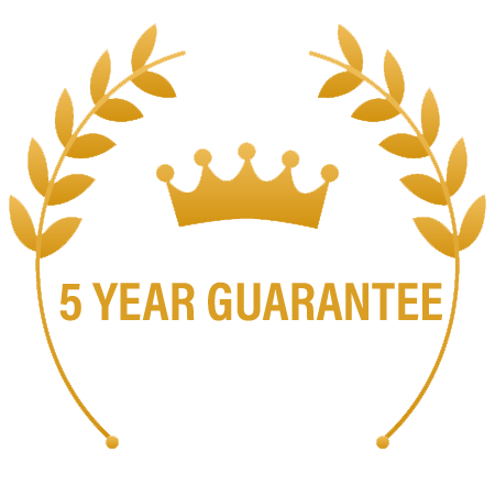 5 Year Guarantee logo