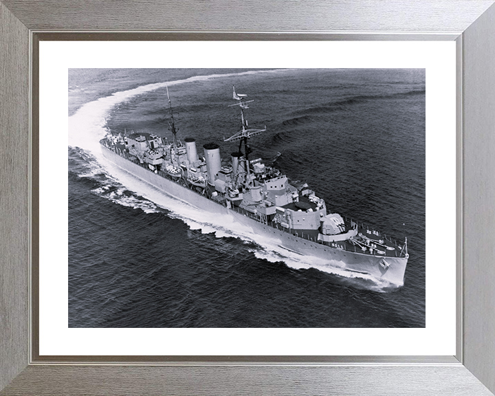 HMS Apollo (M01) Photo Print - At Sea - Royal Navy Abdiel Class Minelayer Posters, Prints, & Visual Artwork Hampshire Prints 10 x 8 Silver Frame Yes