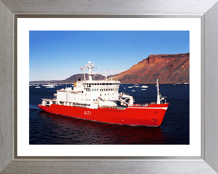 HMS Endurance (A171) Photo Print - Gustav Channel 2002  - Royal Navy Ice Breaker Patrol Ship