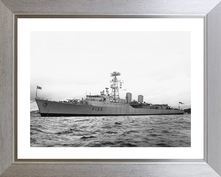 HMS Tartar (F133) Photo Print - At Anchor 1962 - Royal Navy Tribal Class Frigate