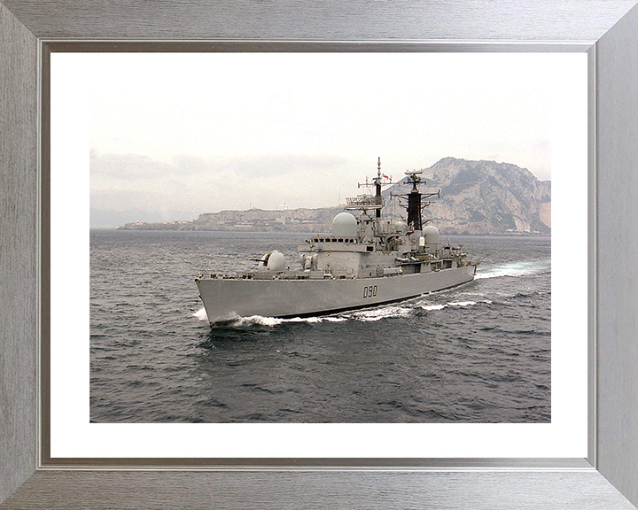 HMS Southampton (D90) Photo Print - Off Gibraltar 1997 - Royal Navy Type 42 Destroyer