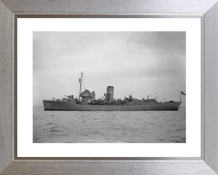 HMS Picotee K63 Royal Navy Flower class corvette Photo Print or Framed Print - Hampshire Prints