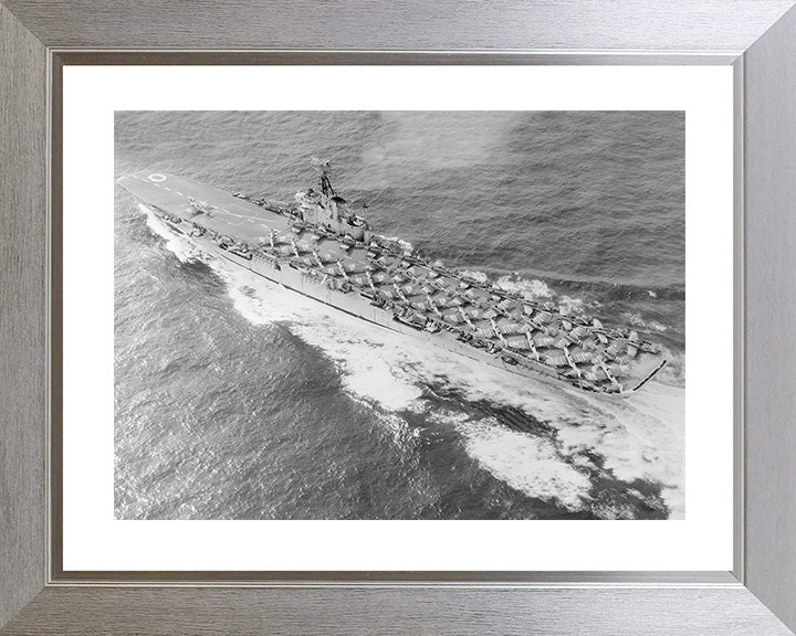 HMS Ocean R68 Royal Navy Colossus class aircraft carrier Photo Print or Framed Print - Hampshire Prints