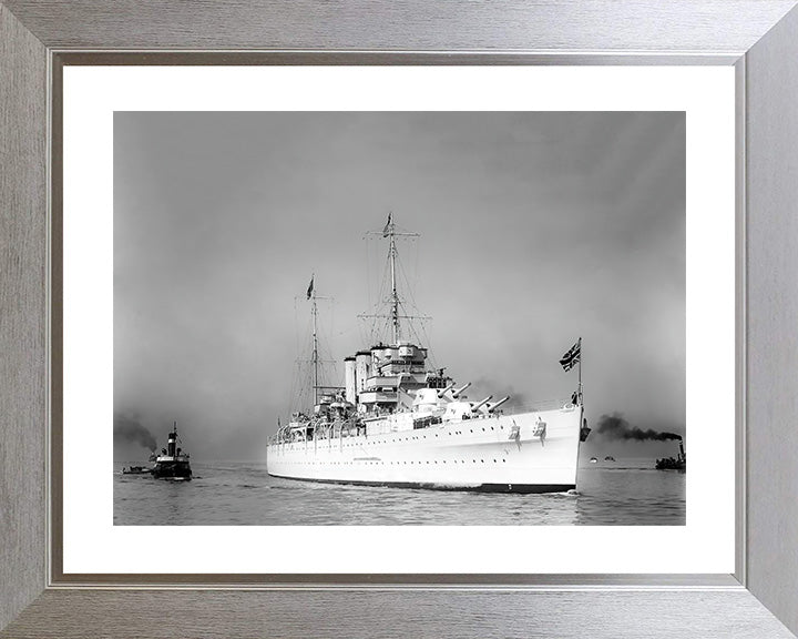 HMS Sussex (96) Royal Navy County class heavy cruiser Photo Print or Framed Print - Hampshire Prints