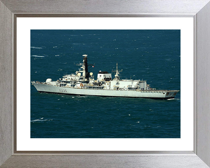 HMS Monmouth F235 Royal Navy type 23 Frigate Photo Print or Framed Print - Hampshire Prints