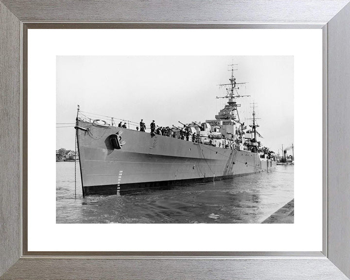 HMS Black Prince (81) | Photo Print | Framed Print | Dido Class | Light Cruiser | Royal Navy Hampshire Prints