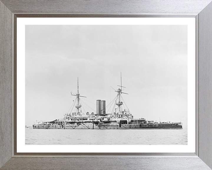 HMS Hood | Photo Print | Framed Print | Sovereign Class | Pre Dreadnought | Battleship | Royal Navy Hampshire Prints