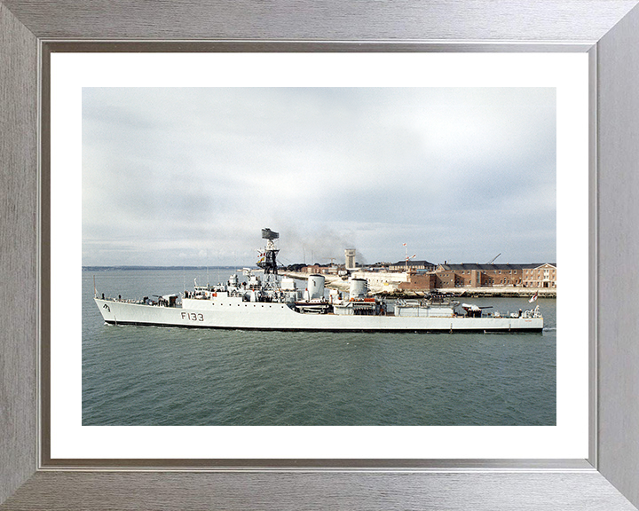 HMS Tartar (F133) Photo Print - Leaving Portsmouth - Royal Navy Tribal Class Frigate