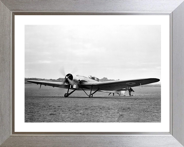 RAF Bristol Type 138 Plane Photo Print - Royal Air Force Aircraft Hampshire Prints 10 x 8 Silver Frame Yes