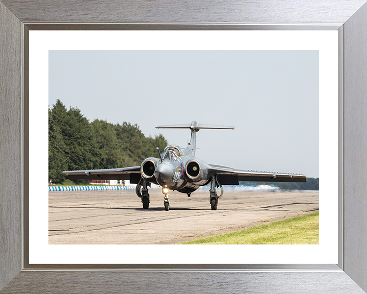 RAF Buccaneer S2B Taking off 2019 Photo Print - Royal Air Force Aircraft Posters, Prints, & Visual Artwork Hampshire Prints 10 x 8 Silver Frame Yes