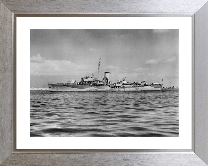 HMS Camellia K31 Royal Navy Flower class corvette Photo Print or Framed Print - Hampshire Prints